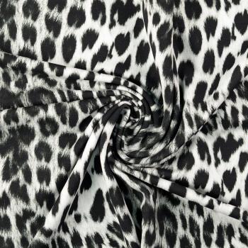 Stoffdesign Leo Grau – French Terry geraut